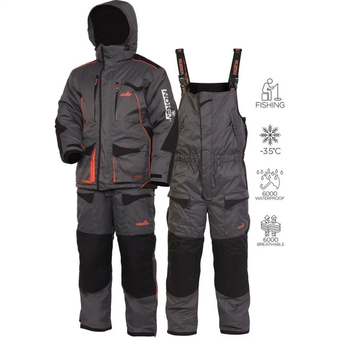 Костюм зимний NORFIN DISCOVERY GRAY 03 Р.l 451103-L Костюм зимний NORFIN DISCOVERY GRAY 03 Р.l 451103-L