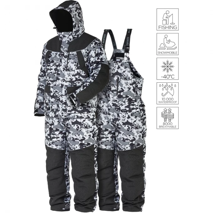 Костюм зимний NORFIN EXPLORER 2 CAMO 03 р.L 350103-L Костюм зимний NORFIN EXPLORER 2 CAMO 03 р.L 350103-L